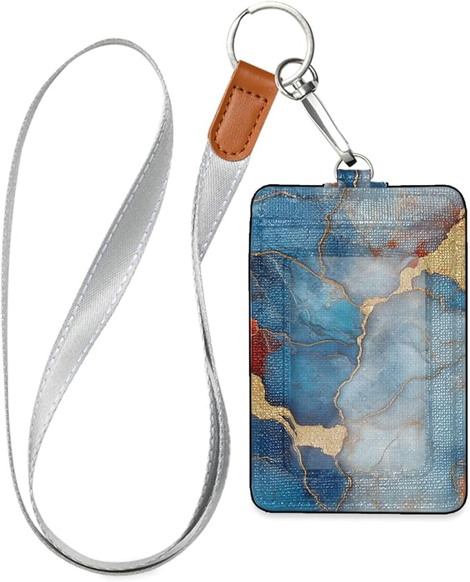 Marble Blue Red