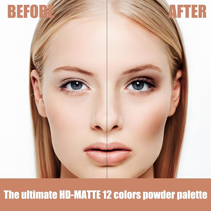 12 Colors Blush Contour Palette