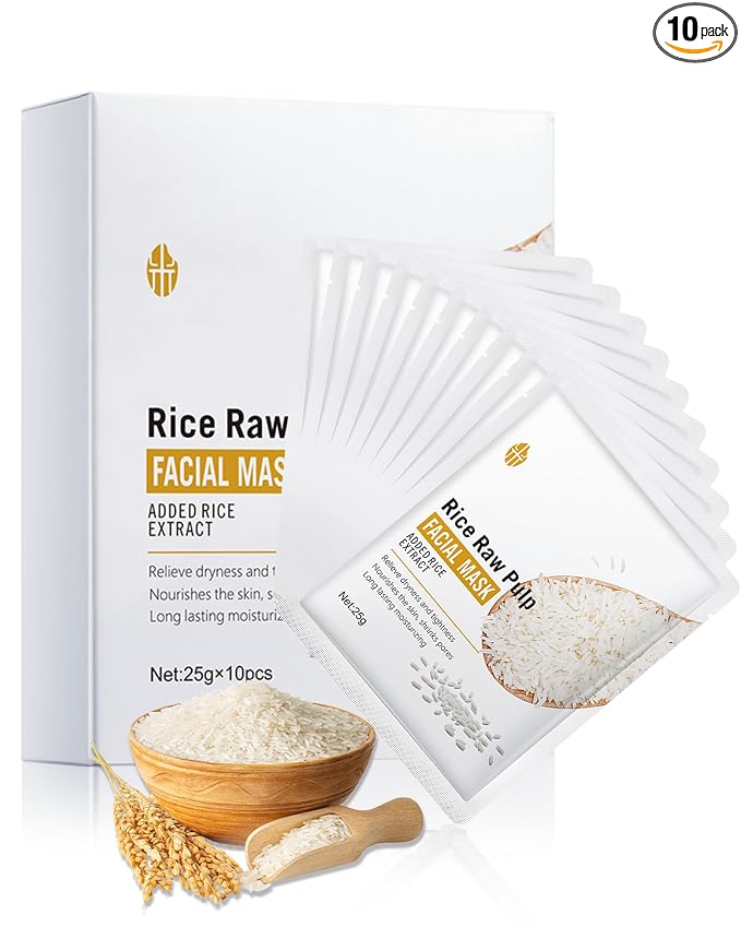 10PCS Rice Raw Pulp