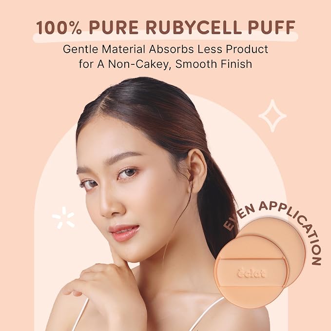 Rubycell Puff Nude Round 2pcs