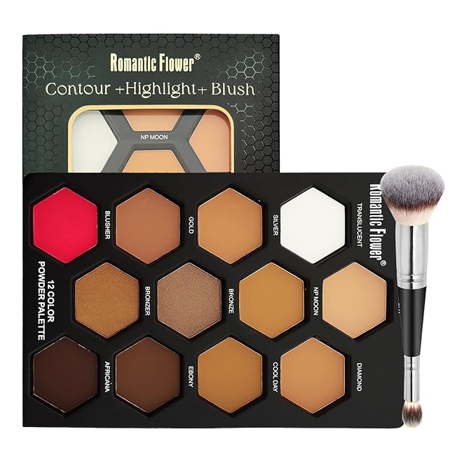 12 Colors Bronzer Contour Palette