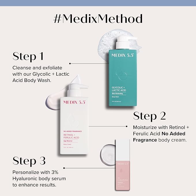 Fragrance-Free Retinol Cream + 3% Hyaluronic Acid Serum Set