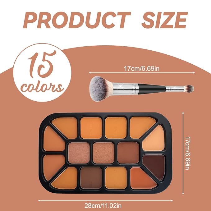 15 Colors Contour Palette