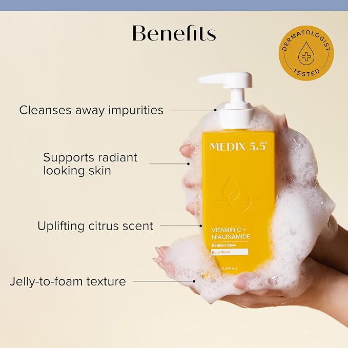 Radiant Glow Citrus Body Wash Gel