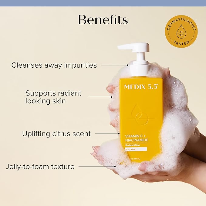 Vitamin C Body Wash + Retinol Body Cream Bundle