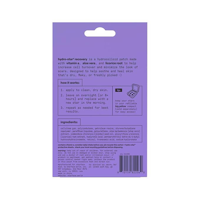 Purple Recovery Stars