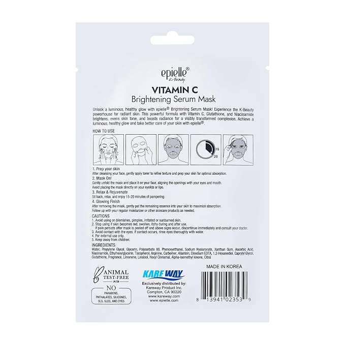 Vitamin C Serum Sheet Mask -5pk