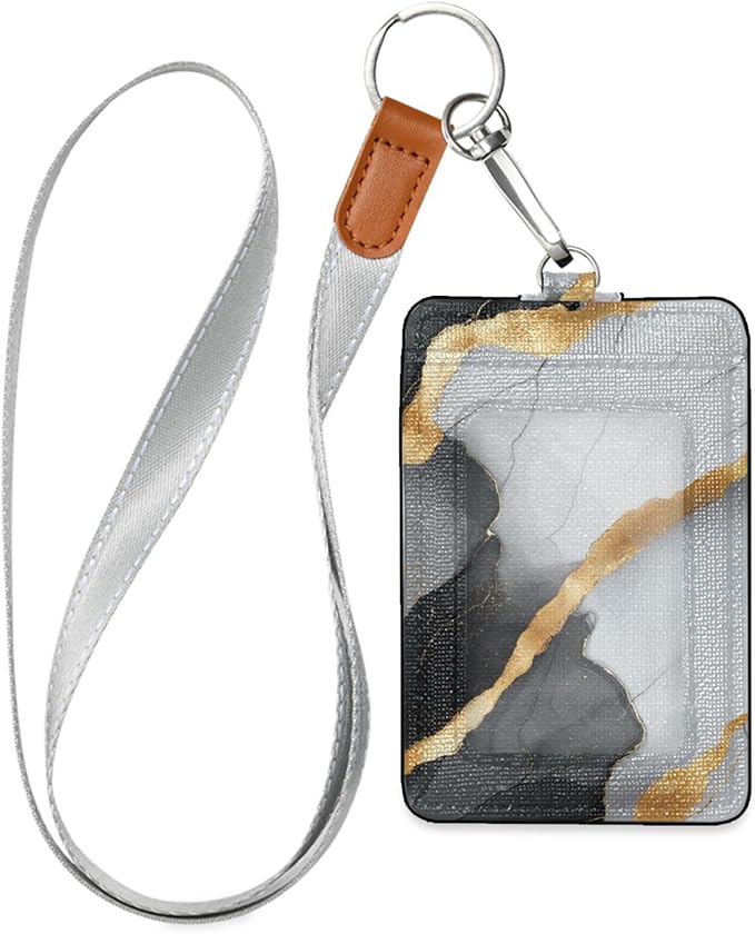 Marble Black White Golden