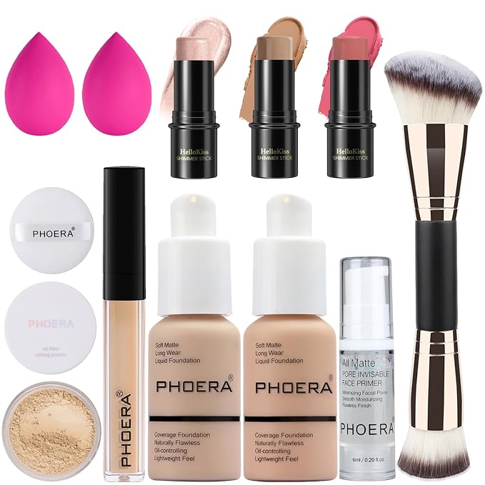 102+103+ Fair-Light Contour /Nude + Warm peach+#03,#09,#12
