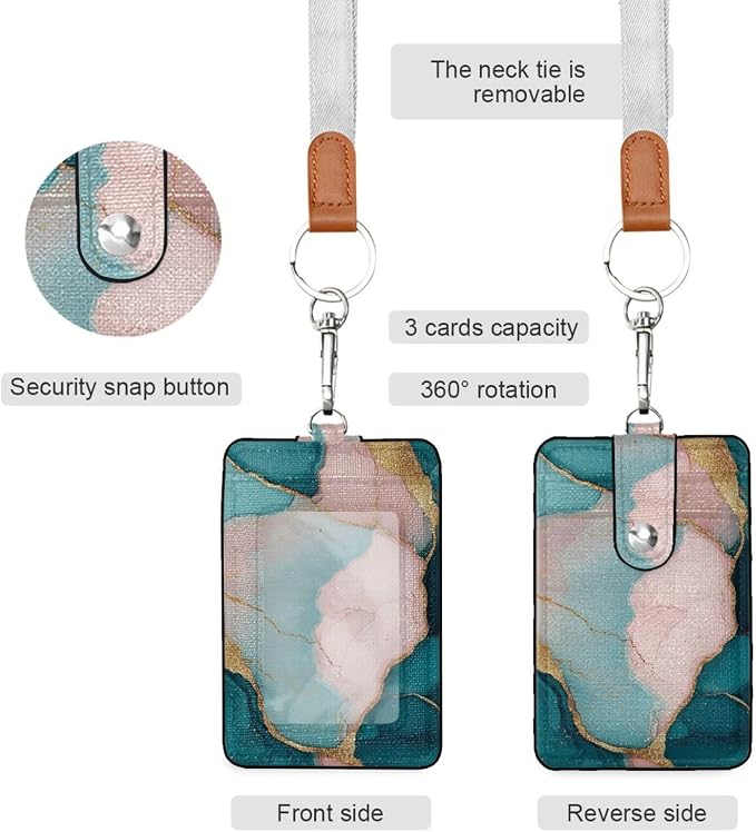 Marble Teal Blush