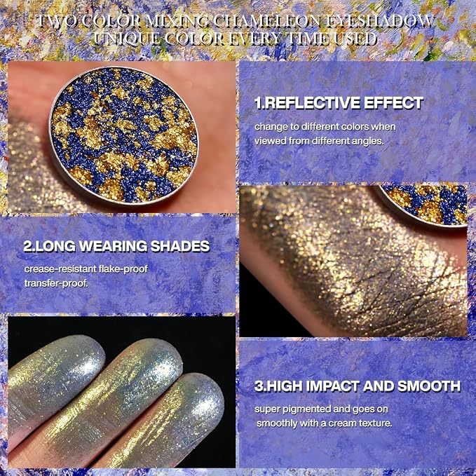 Blue Base with Gold Color