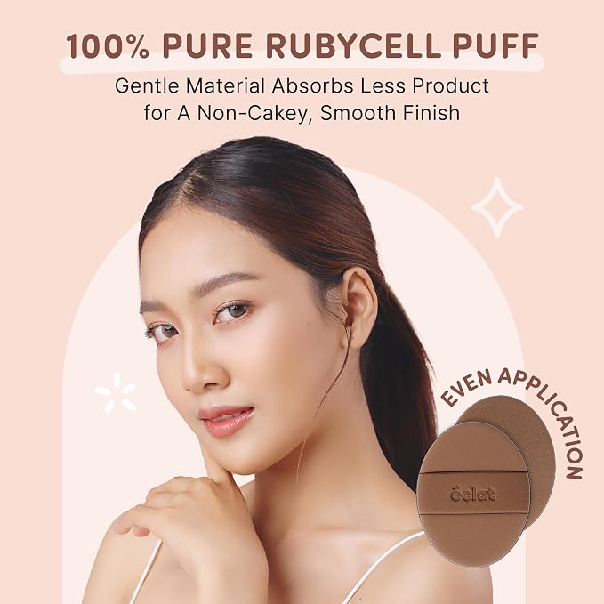 Rubycell Puff Mocha Oval 2pcs