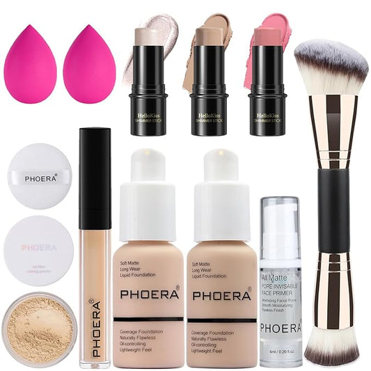 101+102+ Fair Contour/Porcelain+ Nude+#01,#08,#13
