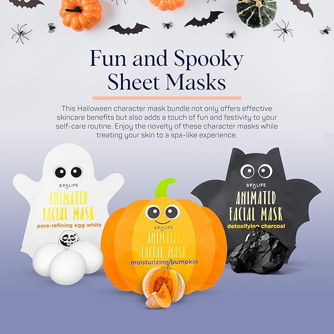 Ghost, Bat, Pumpkin