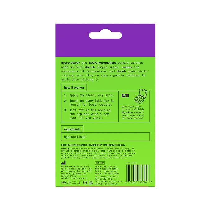 Colorful Hydrocolloid Stars