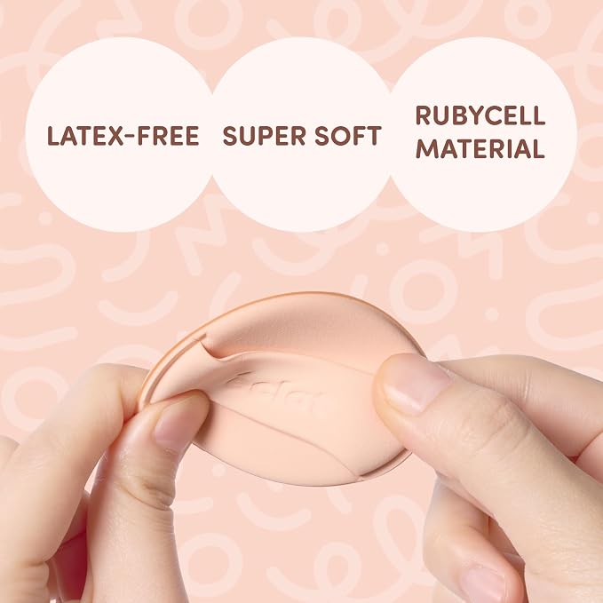 Rubycell Puff Nude Round 2pcs