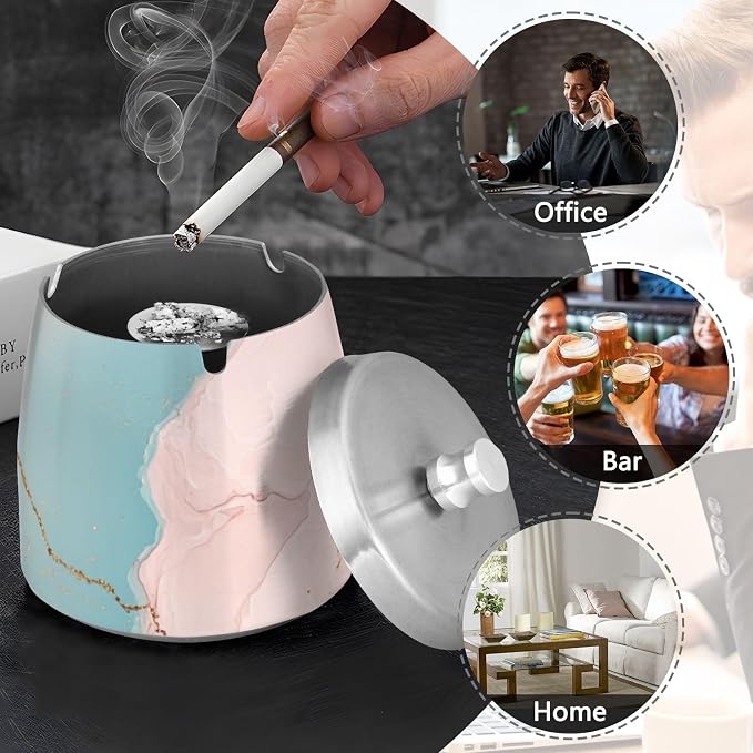 Marble Teal Blush