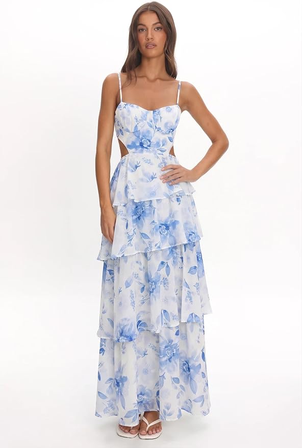 Floral Dark Blue