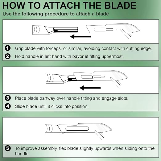#10 - Pack of 21 (20 Blades + 1 Handle)