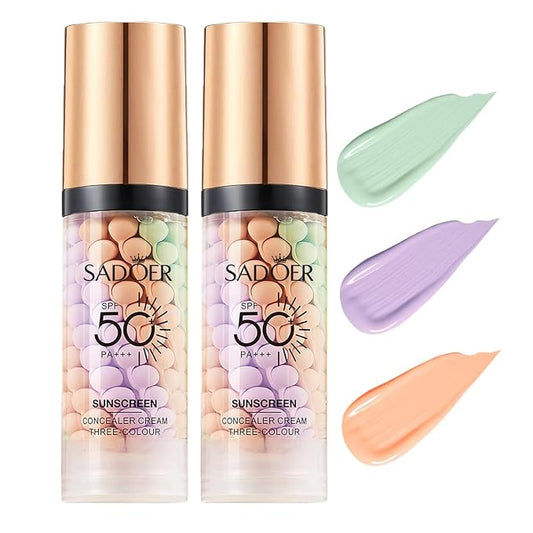 2PCS Purple Pink Green