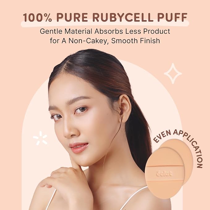 Rubycell Puff Nude Oval 2pcs