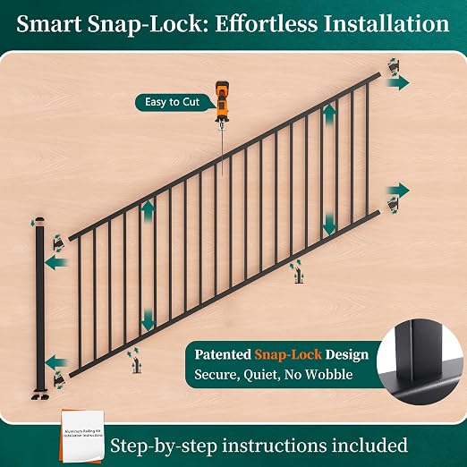 Stair 8ft - 1 Panel 1 Post