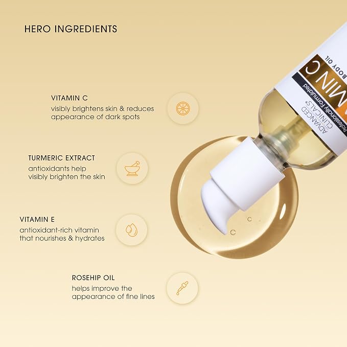 Vitamin C Cream + Collagen Body Oil Set