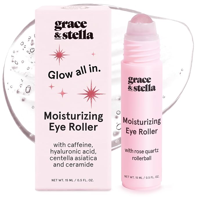 Moisturizing Eye Serum with Rose Quartz Ball