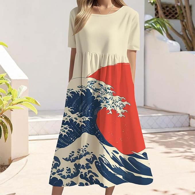 Ocean Blue White