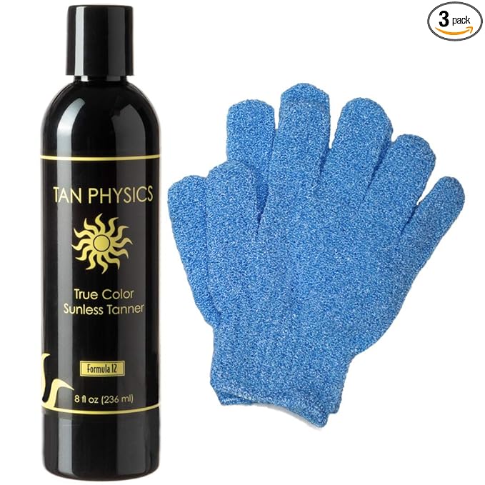 Tan Physics 8oz w/ Exfoliation Gloves