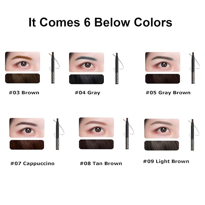 #03 Brown #04 Gray #05 Gray Brown #07 Cappuccino #08 Tan Brown #09 Light Brown