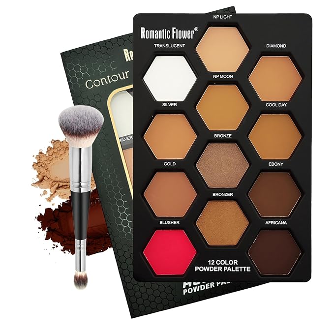 12 Colors Bronzer Contour Palette