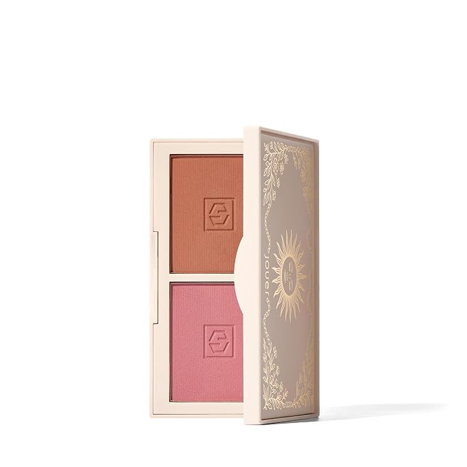Sunburnt: brûlé​ (matte neutral earthy rose​) & bisou​ (matte neutral deep rose​)