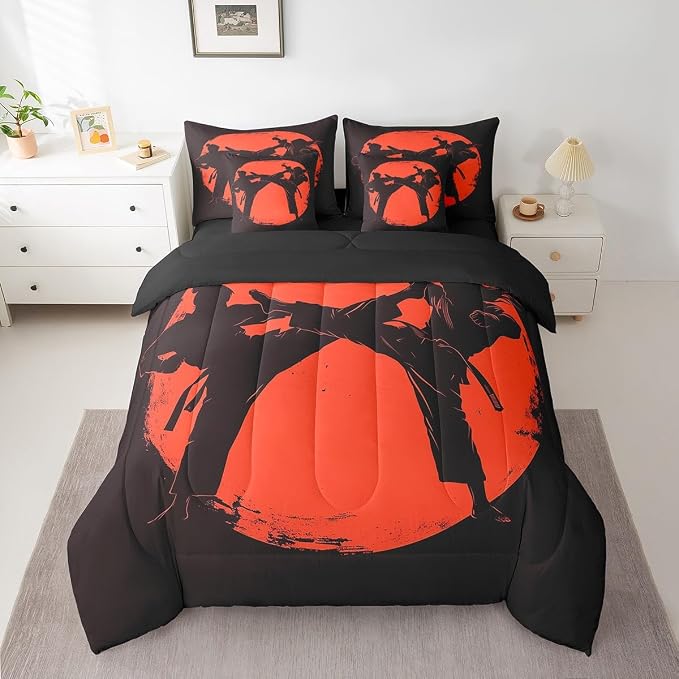 Dark Black Red