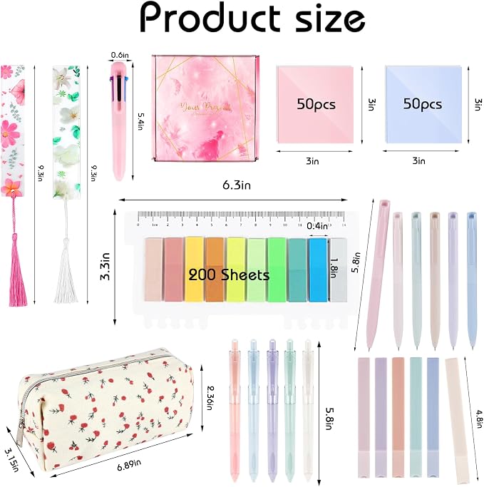 Ab-24pcs bible study supplies journal kit