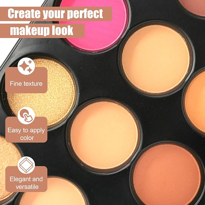 12 Colors Blush Contour Palette
