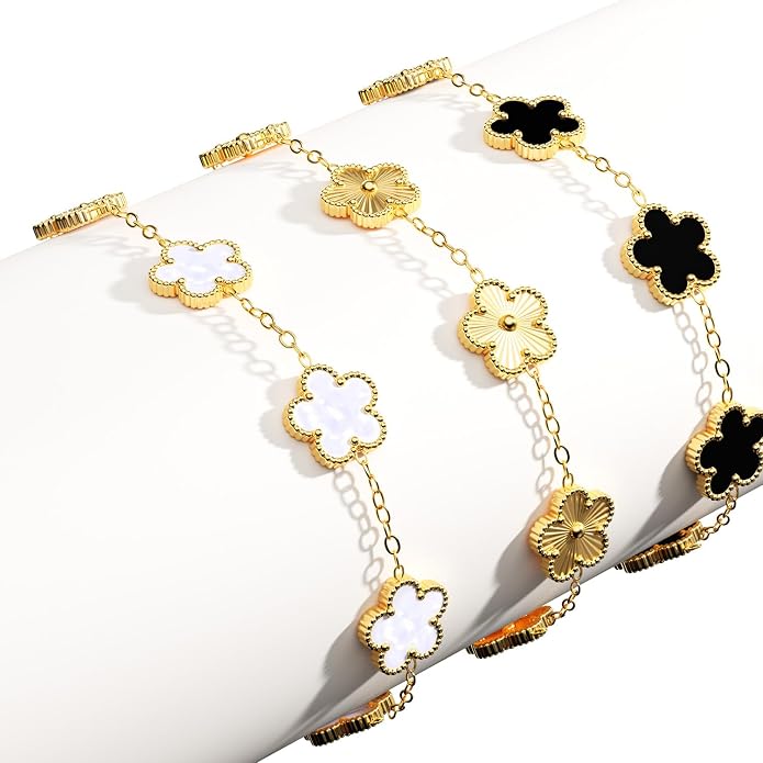 Gold/White/Black