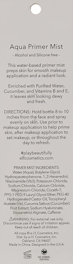 Aqua Beauty Primer Mist