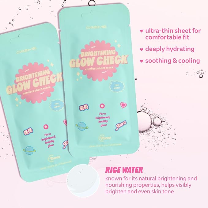 Brightening Glow Check Mask