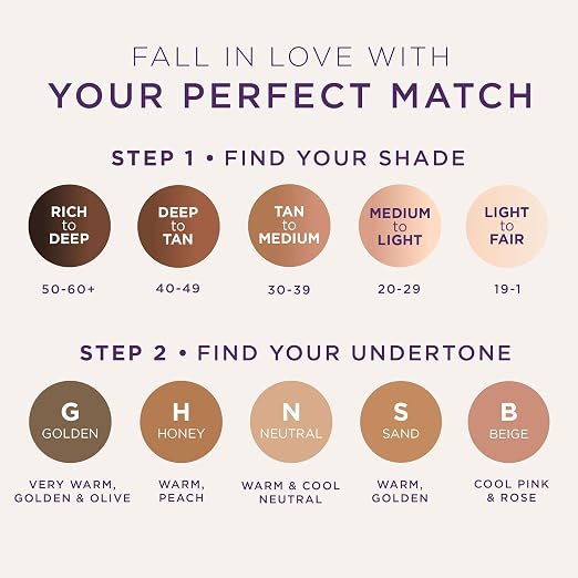 51N deep neutral(deep skin with a balance of warm & cool undertones )
