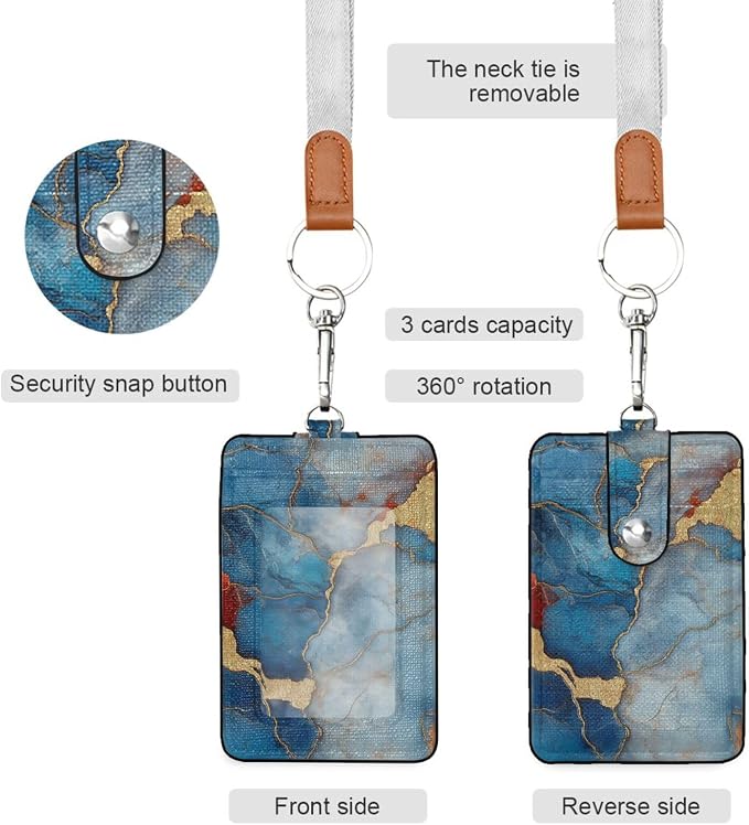 Marble Blue Red