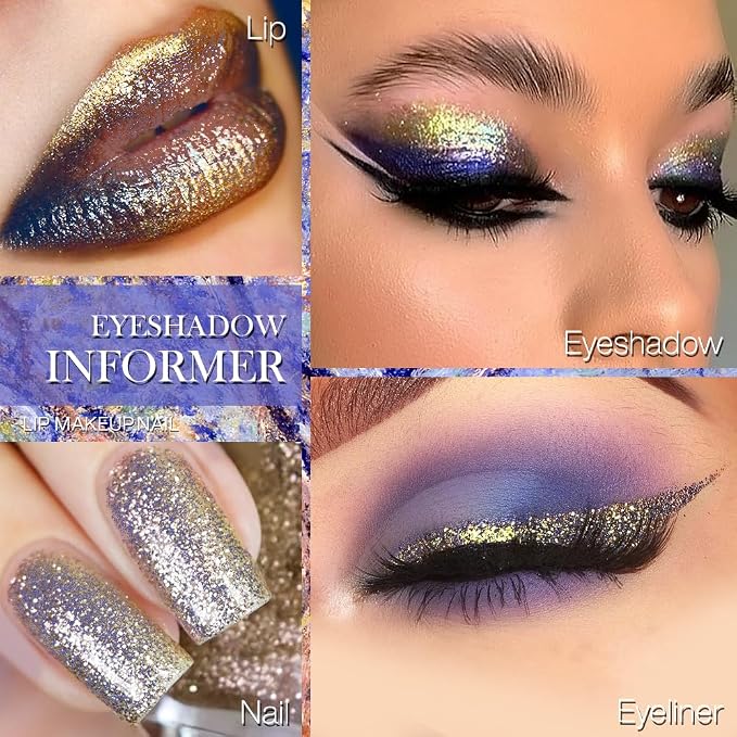 Blue Base with Gold Color