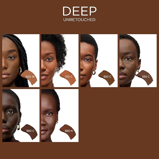 510 Suede C: deep skin with cool/rich red undertones