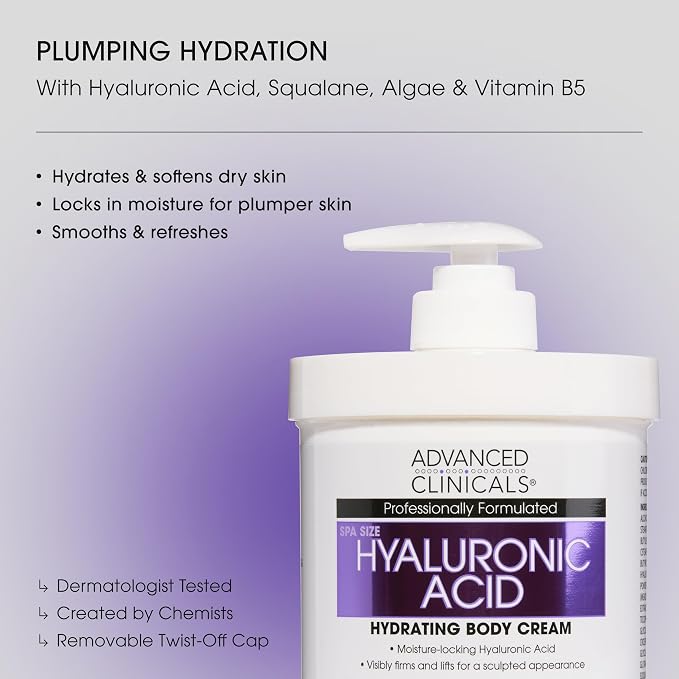 3 - Hyaluronic Acid Body Cream