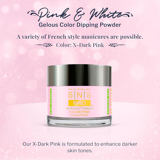 X-Dark Pink Dip Powder