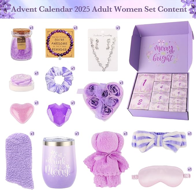 Advent Calendar-Purple