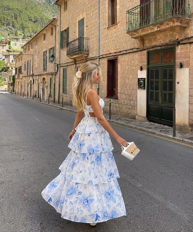 Floral Dark Blue
