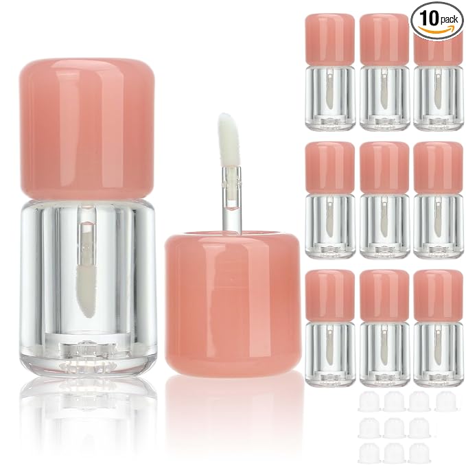 Pink and clear