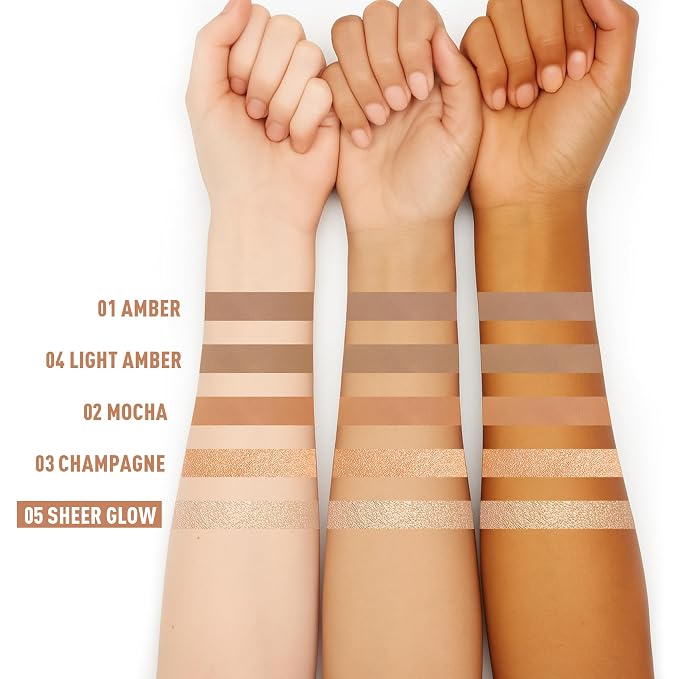 01 Amber & 05 Sheer Glow