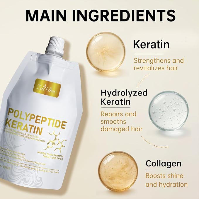 2 Pcs Keratin